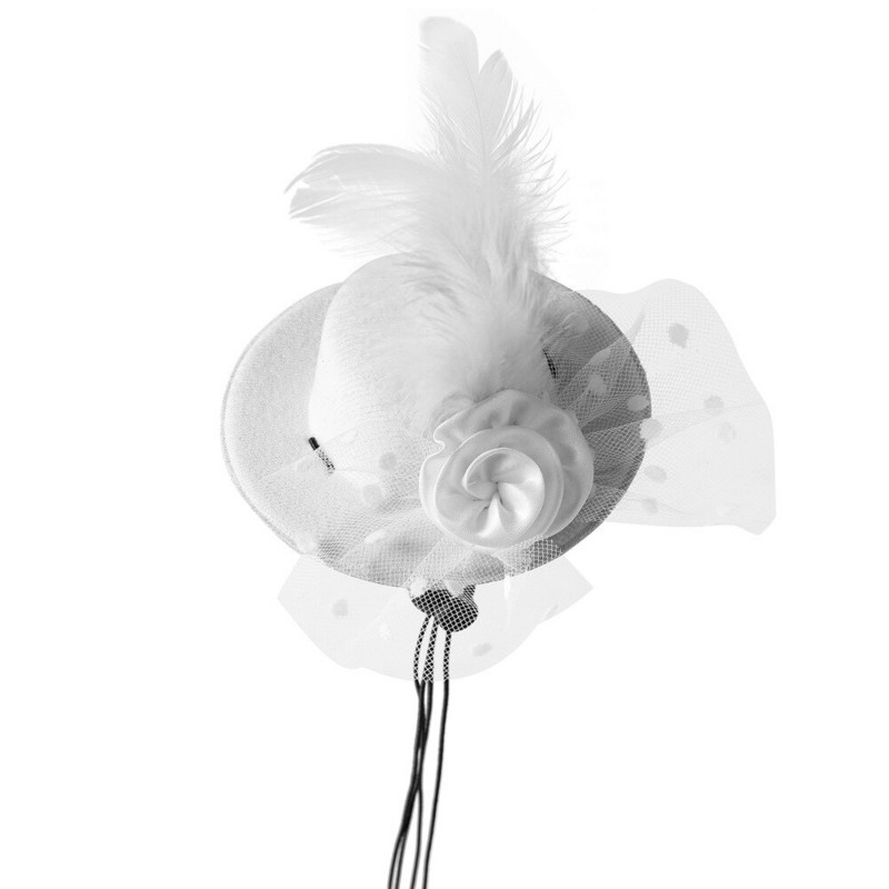 Dekoracija za pse za kućne ljubimce Plemenita i elegantna kapa za svatove