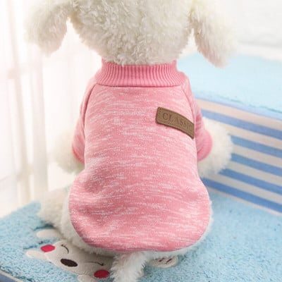 Pet Dog Sweater Classic Warm Dog Clothes Puppy Jacket Coat Winter Soft Clothing For Small Medium Dogs Cat Clothes