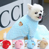 Šilti šunų drabužiai mažiems ir vidutiniams šunims Megzti kačių megztiniai rūbai augintiniams Čihuahua buldogams šuniukų kostiumo paltai žiemai