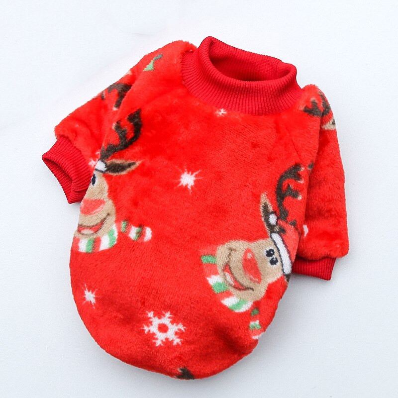 Mäkké teplé flísové oblečenie pre domáce zvieratá, roztomilý pruhovaný kabát, malý stredný pes, mačka, košeľa, bunda, plyšový francúzsky buldoček, čivava, zimný outfit