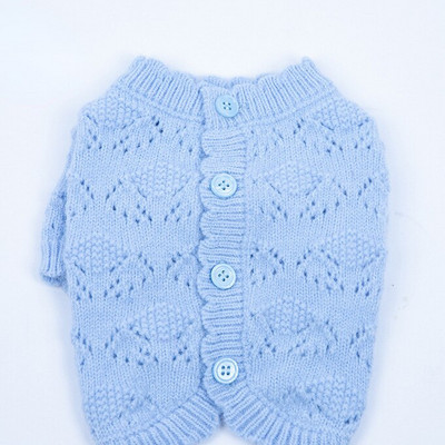 Toamnă Iarnă Cardigan tricotat pentru animale de companie, moale, drăguț, pulover fleece arctic, cardigan, haine pentru animale de companie, haine pentru pisici și câini, haină cu ursuleț