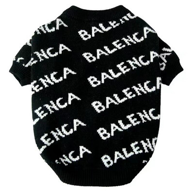 Luksuslik koerte kampsun kiri Lemmikloomarõivad Moodne kootud kampsun koerakassile Soojad riided väikesele kutsikale Prantsuse buldogi lemmikloomatarbed