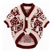 Luxusné oblečenie pre psov pre malé psy, potreby pre domáce zvieratá, sveter pre psov, zimný teplý kabát pre psov, oblečenie pre šteniatka, oblečenie pre čivavy, kardigan pre psov