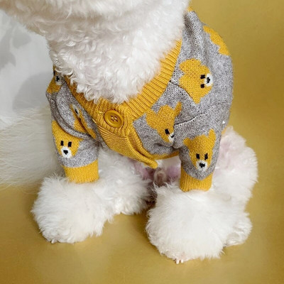 Luxusné oblečenie pre psov pre malé psy, potreby pre domáce zvieratá, sveter pre psov, zimný teplý kabát pre psov, oblečenie pre šteniatka, oblečenie pre čivavy, kardigan pre psov