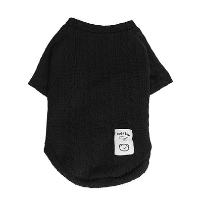 Ζεστό πουλόβερ για σκύλο με ζιβάγκο Φθινοπωρινό Χειμώνα Πλεκτά Ρούχα Σκύλου για Μικρά Σκυλιά Chihuahua Στολή Πουλόβερ Σκύλου Χοντρά Ρούχα