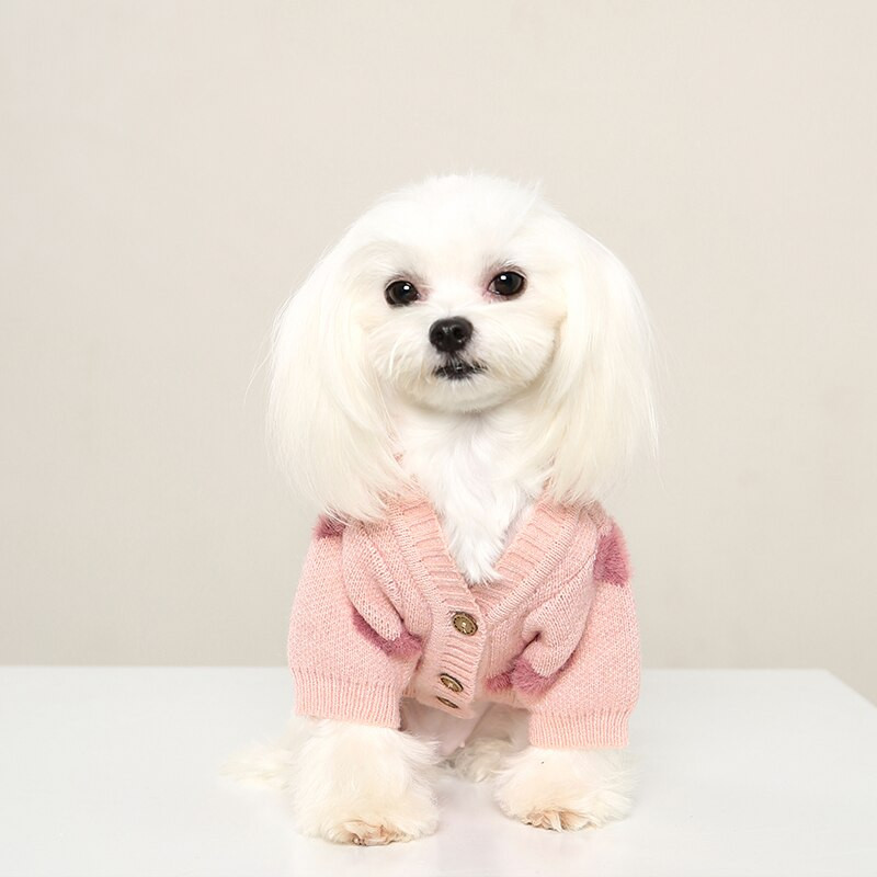 UFBemo kudumine koera kampsun kampsun taks kassi riided jõulud talv chihuahua väike suur soe sõbrapäev