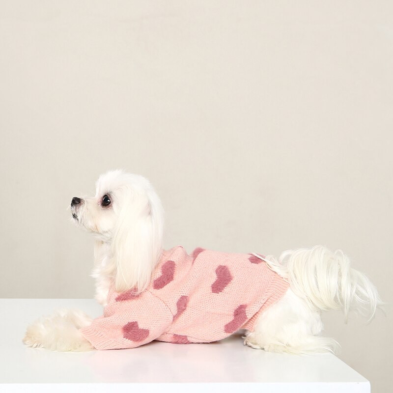 UFBemo kudumine koera kampsun kampsun taks kassi riided jõulud talv chihuahua väike suur soe sõbrapäev