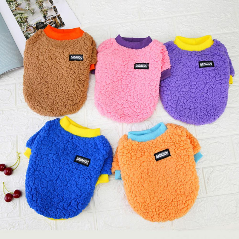 Odolný sveter pre domáce zvieratá, mikina z koralového fleecu, kostým, šetrný k pokožke, sveter pre domáce zvieratá