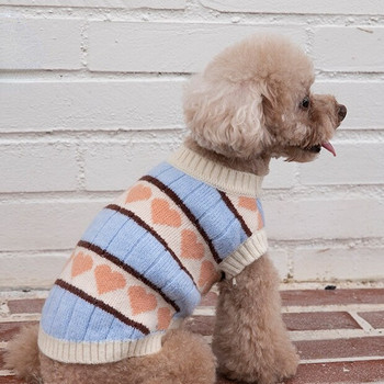 Φθινόπωρο, Winter Love, Arctic Velvet πουλόβερ Γιλέκο για κατοικίδια Ρούχα για γάτες και σκύλους Κοστούμια Teddy Bichon Jacket Ρούχα σκυλιών για μικρά σκυλιά
