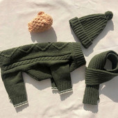 Pošalji Šal Četveronožni tkani pulover za pse Zimska topla odjeća za pse za kućne ljubimce Francuski buldog Yorkshire Odjeća Kaput jakna za male pse