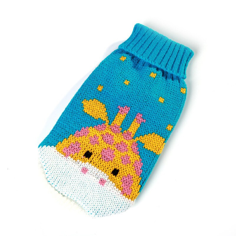 Soojad koerriided väikestele keskmistele koertele Kootud kasside kampsun Lemmikloomariided Chihuahua buldogidele kutsikate kostüümide mantel talveks