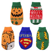 Talvised kutsika kassipoja riided Multikas koerte kampsun väikestele koertele kassid Chihuahua sfinks jõulud Halloweeni lemmikloomade pulloverid riided