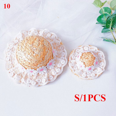 Nový čipkovaný kvetinový klobúk pre mačky a psov, letný slnečník, slamený klobúk, domáce zvieratá, šteňa, doplnky, malý klobúk pre psov, sladké sedmokrásky, klobúky pre mačky, domáce zvieratá, klobúky