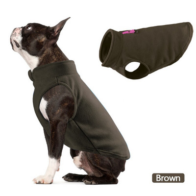 Iarnă fleece moale haine pentru câini pentru animale de companie Îmbrăcăminte pentru cățeluș haină pentru buldog francez Costume pentru pug jachetă pentru câini mici vestă chihuahua Yorks