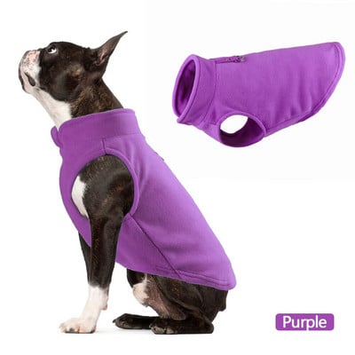 Iarnă fleece moale haine pentru câini pentru animale de companie Îmbrăcăminte pentru cățeluș haină pentru buldog francez Costume pentru pug jachetă pentru câini mici vestă chihuahua Yorks