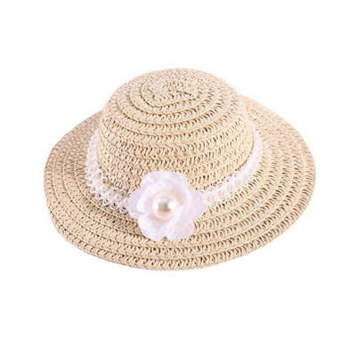 Pălărie de paie țesută Animale de companie Umbrelă de soare Căciulă de soare pentru pisică Pălărie de soare Vară Primăvară Pisici Câini Decor de zi cu fund Pălărie de soare