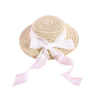 Pălărie de paie țesută Animale de companie Umbrelă de soare Căciulă de soare pentru pisică Pălărie de soare Vară Primăvară Pisici Câini Decor de zi cu fund Pălărie de soare