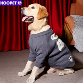 Ζεστό πουλόβερ HOOPET Bear For Big Dog Χειμερινό μπουφάν για κατοικίδια με ελαστικό μαλακό μαλλί Golden Retriever Προμηθευτές παλτό γάτας για κούκλα