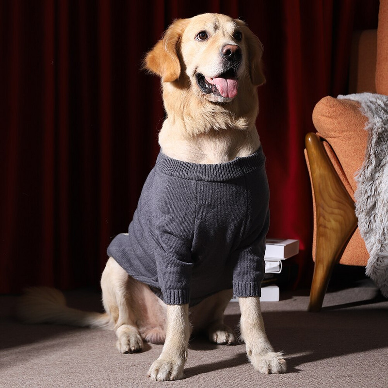 HOOPET Urs Pulover cald pentru câine mare Jachetă căptușită de iarnă pentru animale de companie, elastică, moale, din lână, Golden Retriever, păpușă, furnizori de haine pentru pisici