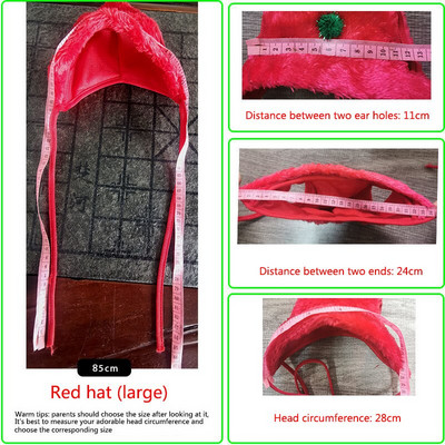 lahtised kõrvad, jõulukõrvitsamüts, armas lemmiklooma kostüüm, peakate, pildistamine, võrkpunane müts