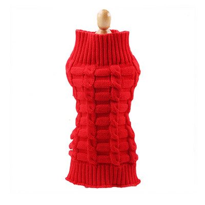 Pawstrip 8 Χρώματα Πλεκτά Ρούχα Σκύλου Ζεστά Small Dog Jumper Χειμερινό Παλτό Πουλόβερ Σκύλου Ζεστό πουλόβερ γάτας Ρούχα XS-XL