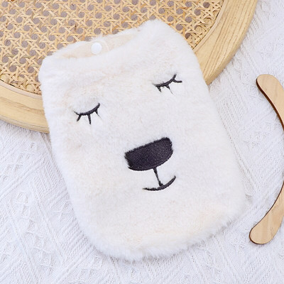 Žieminis šunų megztinis Šilti pliušiniai rūbai mažiems šunims Medvilniniai rūbai naminiams gyvūnėliams Čihuahua šuniuko katės kostiumo paltai