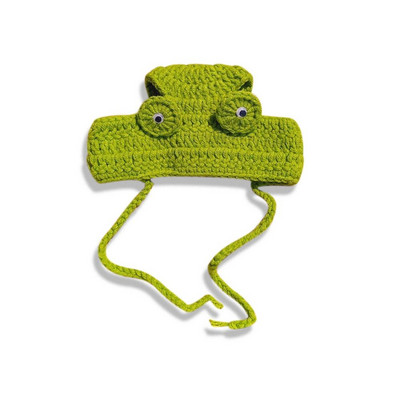 Moda za ublažavanje tjeskobe Zimska pletena kapa Navlake za uši za kućne ljubimce Pleteni mufovi za pse Topli štitnici za uši Topla kapa za psiće