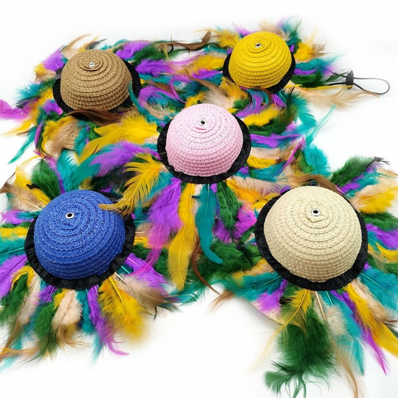 Retro štene, mačka, šešir za sunčanje, havajski stil, kućni ljubimac, sombrero, potrepštine za kućne ljubimce, kapa za pse, kapa za kosplej, šešir za kućne ljubimce, mačja kapa, slamnati šešir