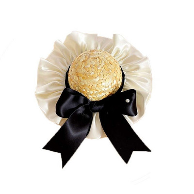 Accesorii de modă pentru animale de companie Articole pentru cap pentru animale de companie Accesorii pentru pisici Panglică pentru animale de companie Pălărie de paie Căciulă de câine Căciulă de soare pentru câine Recuzită Pălărie