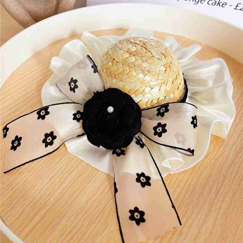 Accesorii de modă pentru animale de companie Articole pentru cap pentru animale de companie Accesorii pentru pisici Panglică pentru animale de companie Pălărie de paie Căciulă de câine Căciulă de soare pentru câine Recuzită Pălărie