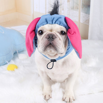 Cartoon Ζεστό αρκουδάκι με ρυθμιζόμενο αυτιά Χαριτωμένο καπέλο κεφαλής για γάτες και σκύλους Αντιανεμικό σκυλί Καπέλα για κατοικίδια Προϊόν