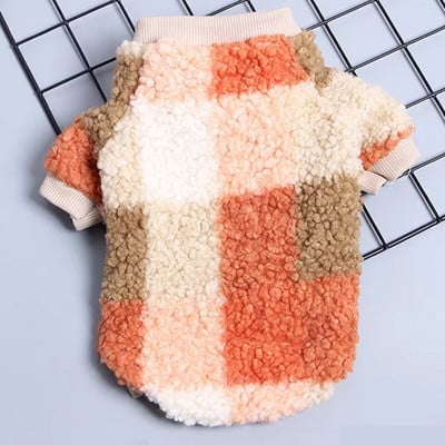 Zimné oblečenie pre domáce zvieratá, mačky, psy, mikiny, teplá bunda pre malé a stredné psy, francúzsky buldoček, čivava, šteňa, kockovaný kostým, zimný kabát