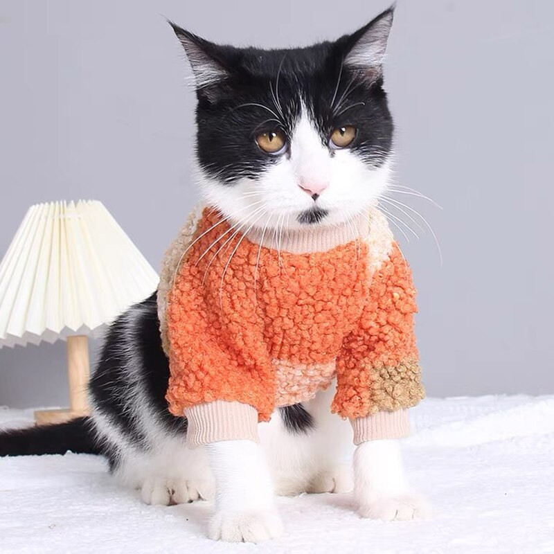 Zimné oblečenie pre domáce zvieratá, mačky, psy, mikiny, teplá bunda pre malé a stredné psy, francúzsky buldoček, čivava, šteňa, kockovaný kostým, zimný kabát