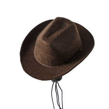 Καπέλο Western Cowboy Dog για Cat Street Party Διακόσμηση κατοικίδιων Αξεσουάρ για κατοικίδια