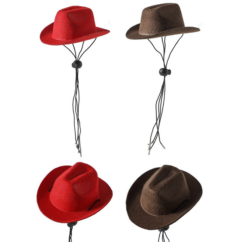 Western Cowboy koeramüts kasside tänavapeole lemmikloomade kaunistamiseks Lemmikloomatarvikud