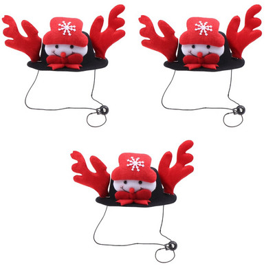 Klobúk pre psa a mačku, vianočné doplnky, doplnky pre domácich miláčikov, kostým pre psov, čiapka, cosplay dekorácia, Santa Claus 