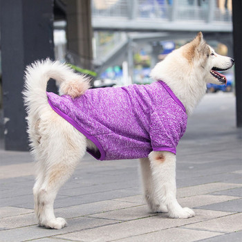3XL-9XL Зимни топли дрехи за големи кучета за големи кучета Пуловер с качулка Суичър от вълна за домашни любимци Палто за лабрадор самоед ретривър аляска
