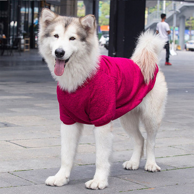 3XL-9XL Haine de iarnă caldă pentru câini mari, pentru câini mari, pulover, hanorac din lână pentru animale de companie, haină pentru labrador, samoyed retriever, Alaska