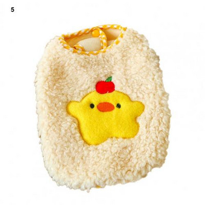 Χειμερινά ρούχα για σκύλους Πλεκτά ρούχα για κατοικίδια για μικρά σκυλιά Πουλόβερ κατοικίδιων ζώων Εκτύπωση κινουμένων σχεδίων Άνετα ζεστά αμάνικα πλεκτά μόδας για σκύλους