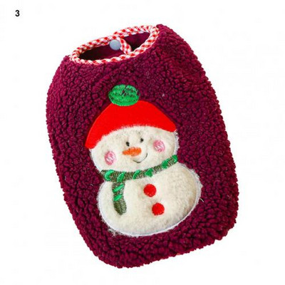 Χειμερινά ρούχα για σκύλους Πλεκτά ρούχα για κατοικίδια για μικρά σκυλιά Πουλόβερ κατοικίδιων ζώων Εκτύπωση κινουμένων σχεδίων Άνετα ζεστά αμάνικα πλεκτά μόδας για σκύλους