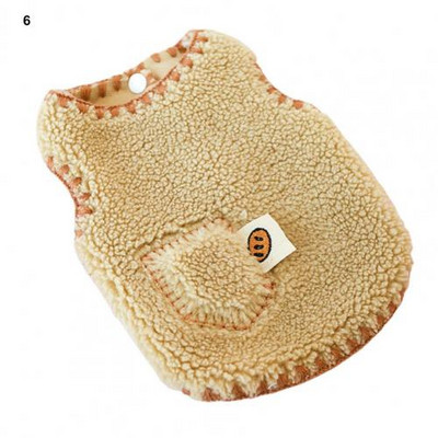 Χειμερινά ρούχα για σκύλους Πλεκτά ρούχα για κατοικίδια για μικρά σκυλιά Πουλόβερ κατοικίδιων ζώων Εκτύπωση κινουμένων σχεδίων Άνετα ζεστά αμάνικα πλεκτά μόδας για σκύλους