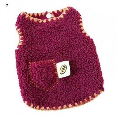 Χειμερινά ρούχα για σκύλους Πλεκτά ρούχα για κατοικίδια για μικρά σκυλιά Πουλόβερ κατοικίδιων ζώων Εκτύπωση κινουμένων σχεδίων Άνετα ζεστά αμάνικα πλεκτά μόδας για σκύλους