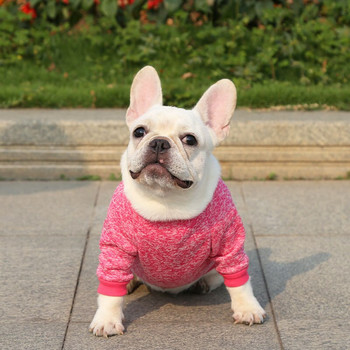 Класически пуловери за кучета за малки кучета Дрехи за кучета Дакел Зима Топли френски булдог Кученце Джъмпери Котка Чихуахуа Облекло за домашни любимци
