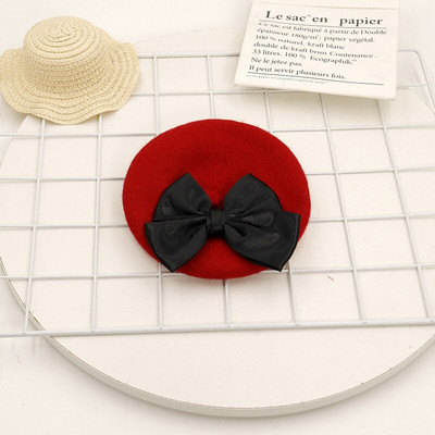 Baretid Mütsid Velvet Koerad Lemmikloom kikilipsu jaoks Mütsid Koerte Aksessuaarid Prantsuse buldog armas sügis talv valge must tüdruk poiss kaelarihm Perro