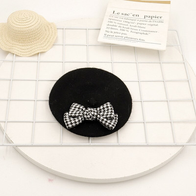 Baretid Mütsid Velvet Koerad Lemmikloom kikilipsu jaoks Mütsid Koerte Aksessuaarid Prantsuse buldog armas sügis talv valge must tüdruk poiss kaelarihm Perro