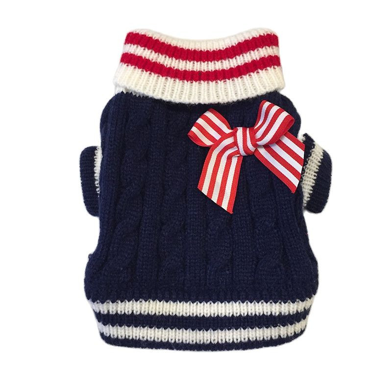 Väikese koera kassi silmkoeline kampsun kaarja disainiga kutsika kapuutsiga, soojad talveriided, rõivad