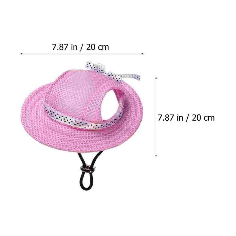 Pălărie Câine Animal de companie Cățeluș de soare Pentru șapcă Câini de vară Pălării Protecție în aer liber Urechi Găleți mici respirabile Găleți cu șapci Urechi Plajă