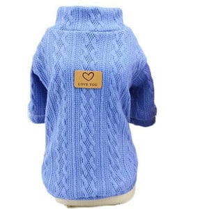 Prázdne oblečenie pre domáce zvieratá, jeseň/zima, dlhý rukáv, teplý sveter na zips pre malého a stredného psa, bišóna, čivavu, šteňa, sveter