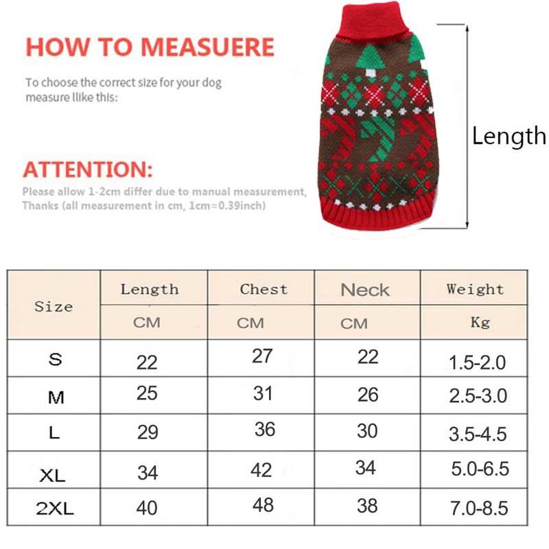 Vianočný sveter s čiapkou pre psov a mačky, zimné teplé pletené oblečenie pre šteniatka a mačiatka, pletené roztomilé dizajnérske oblečenie s potlačou