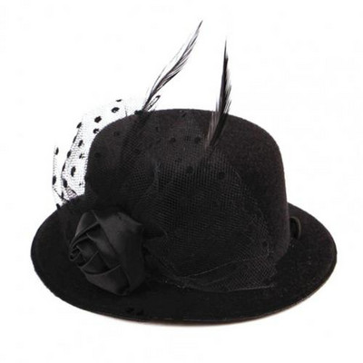 Pălărie pentru câini de Crăciun Pălării de top Căciuli pentru câini Gentleman Fedora Căciulă de pisicuță pentru petrecerea de Crăciun Pălărie pentru animale de companie Accesorii pentru câini Animal de companie pentru câini de rase mici